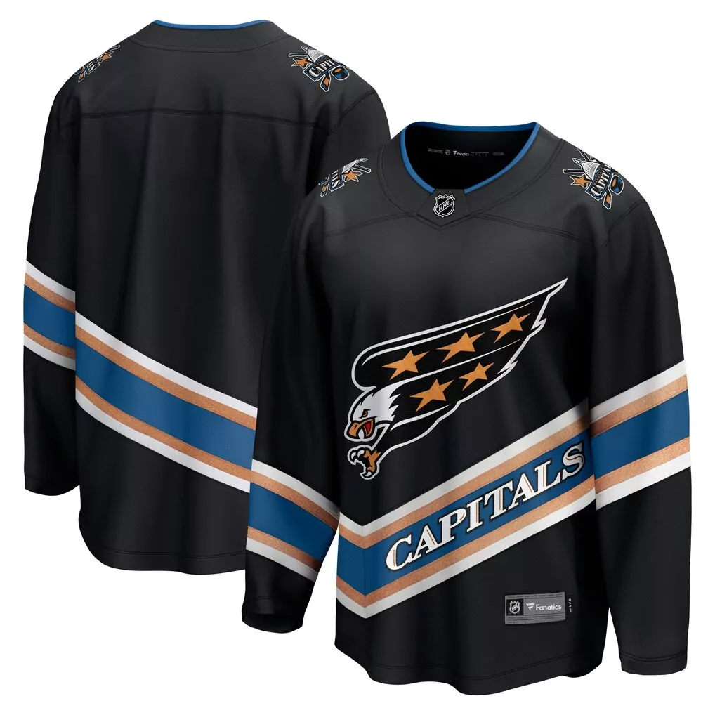 washington capitals blue stitched vapor jersey protas 21 men s 2024 50th anniversary patch