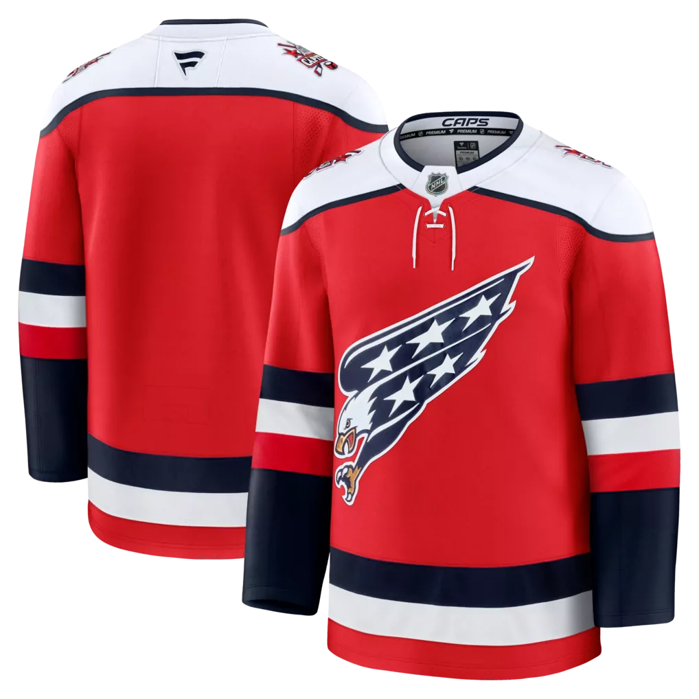 washington capitals fanatics alternate premium jersey red