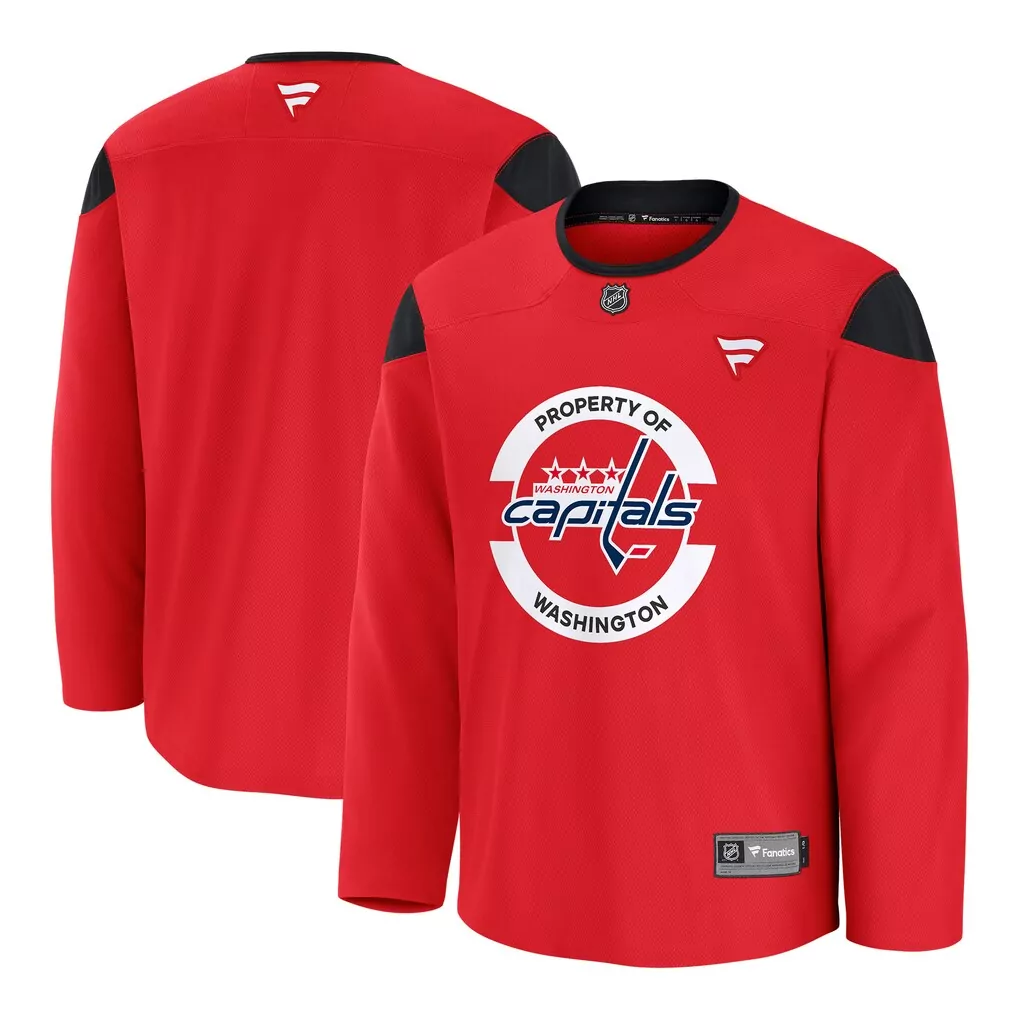 washington capitals fanatics home authentic pro custom jersey red