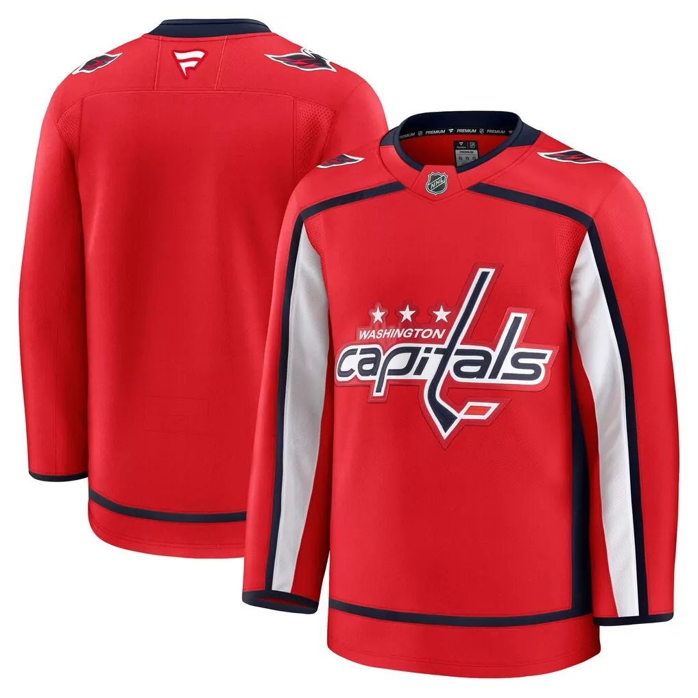washington capitals fanatics home premium jersey red