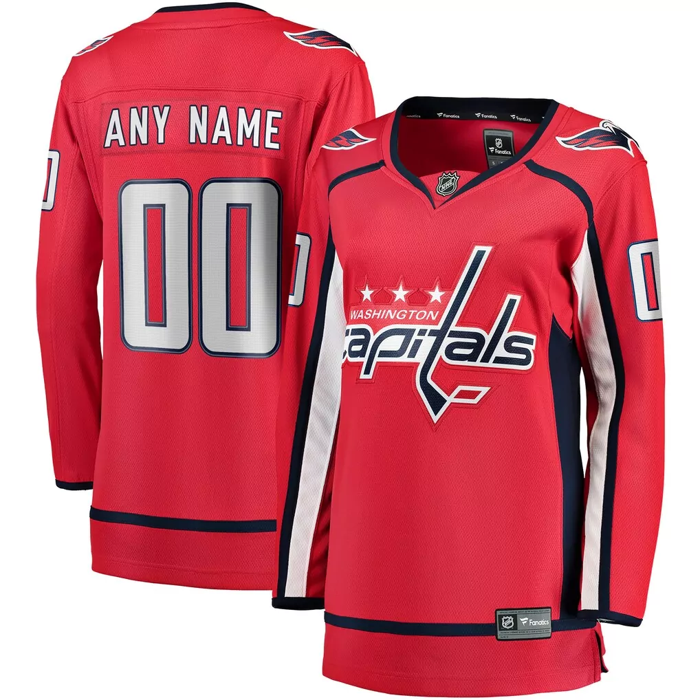 washington capitals fanatics home premium jersey red