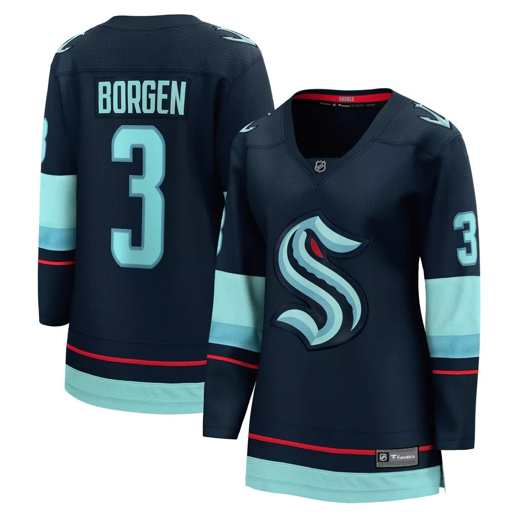 vince dunn seattle kraken fanatics women s home breakaway player jersey deep sea blue