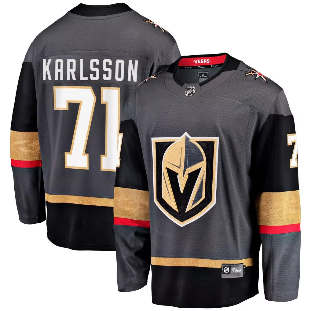 william carrier vegas golden knights fanatics home breakaway jersey gold