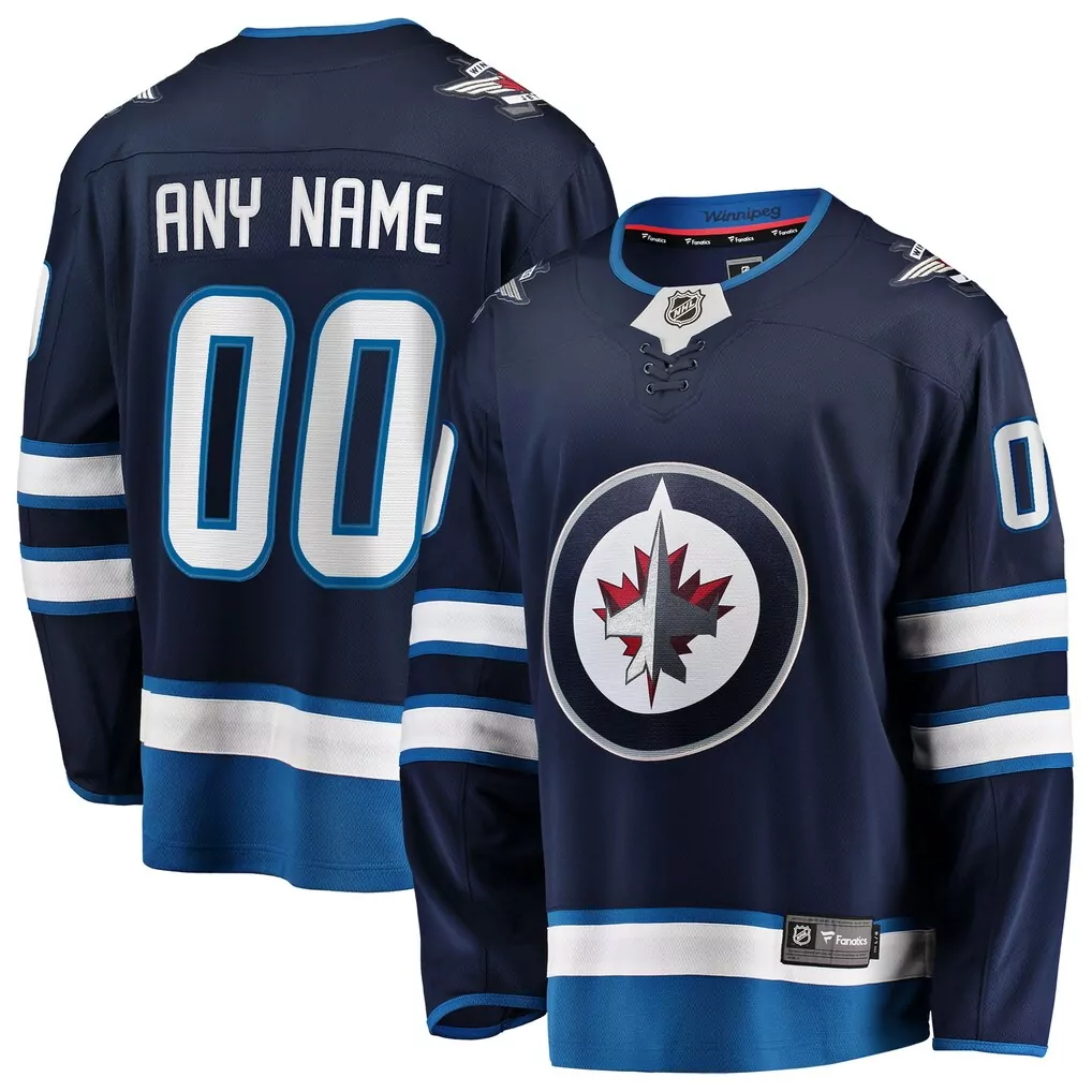 winnipeg jets fanatics breakaway home jersey blue
