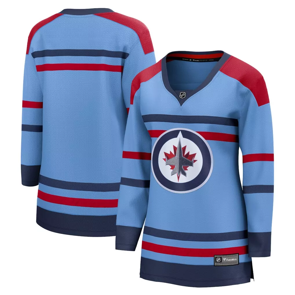 winnipeg jets fanatics home premium jersey navy