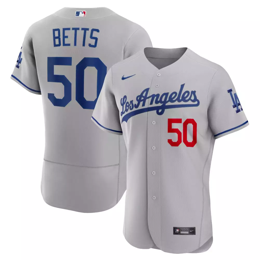 Betts 50 Los Angeles Dodgers 2023 Stitched Vapor Jersey | Black Red Design | Limited Edition Fan Gear | For Men, Women & Youth