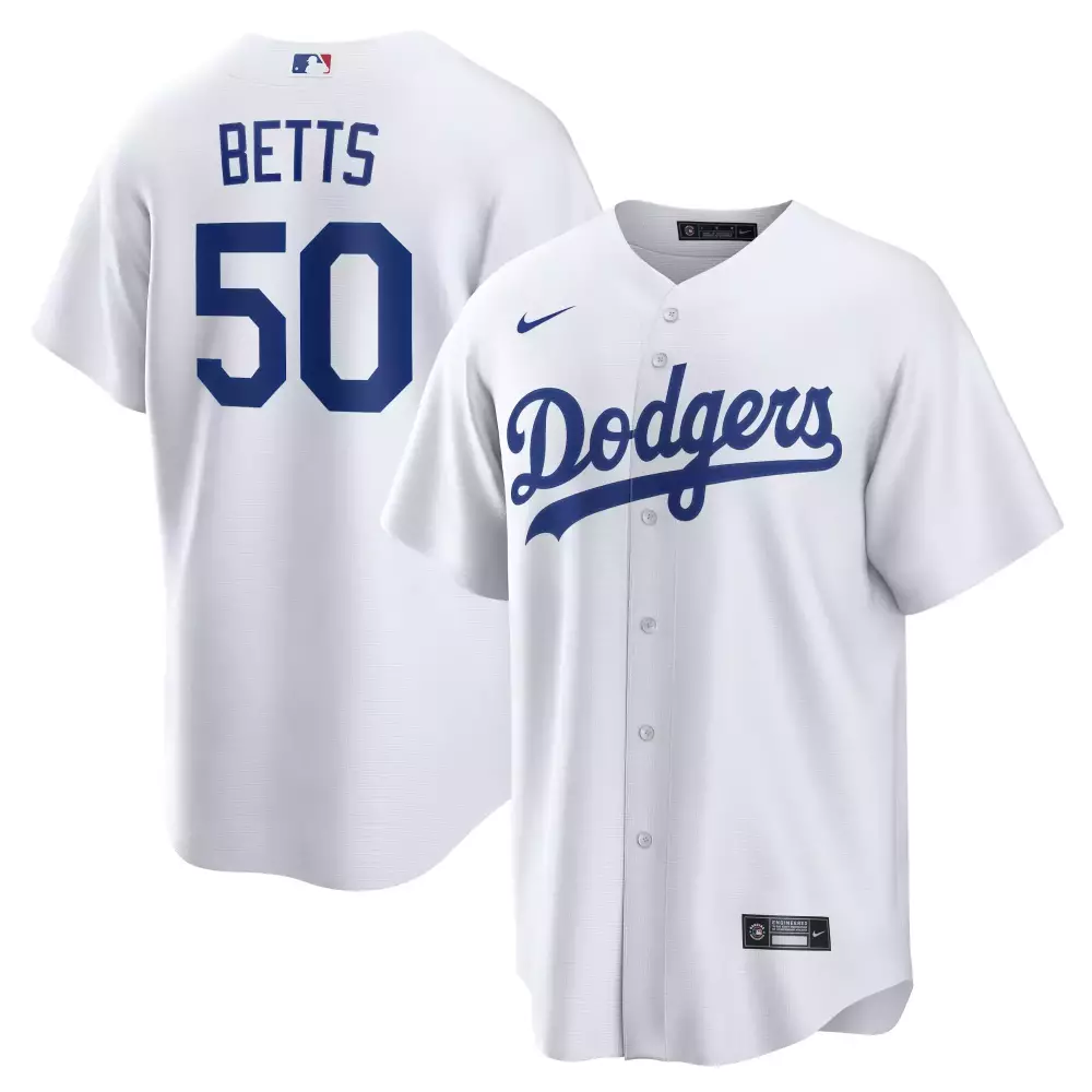 Betts 50 Los Angeles Dodgers 2023 Stitched Vapor Jersey | Green Red | Replica Fan Gear | For Men, Women & Youth