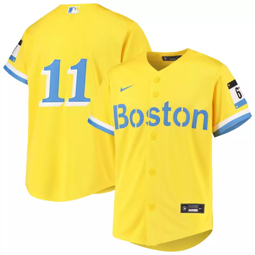 boston yellow jersey 67 2023 men s nike all stitched vapor jersey with patch
