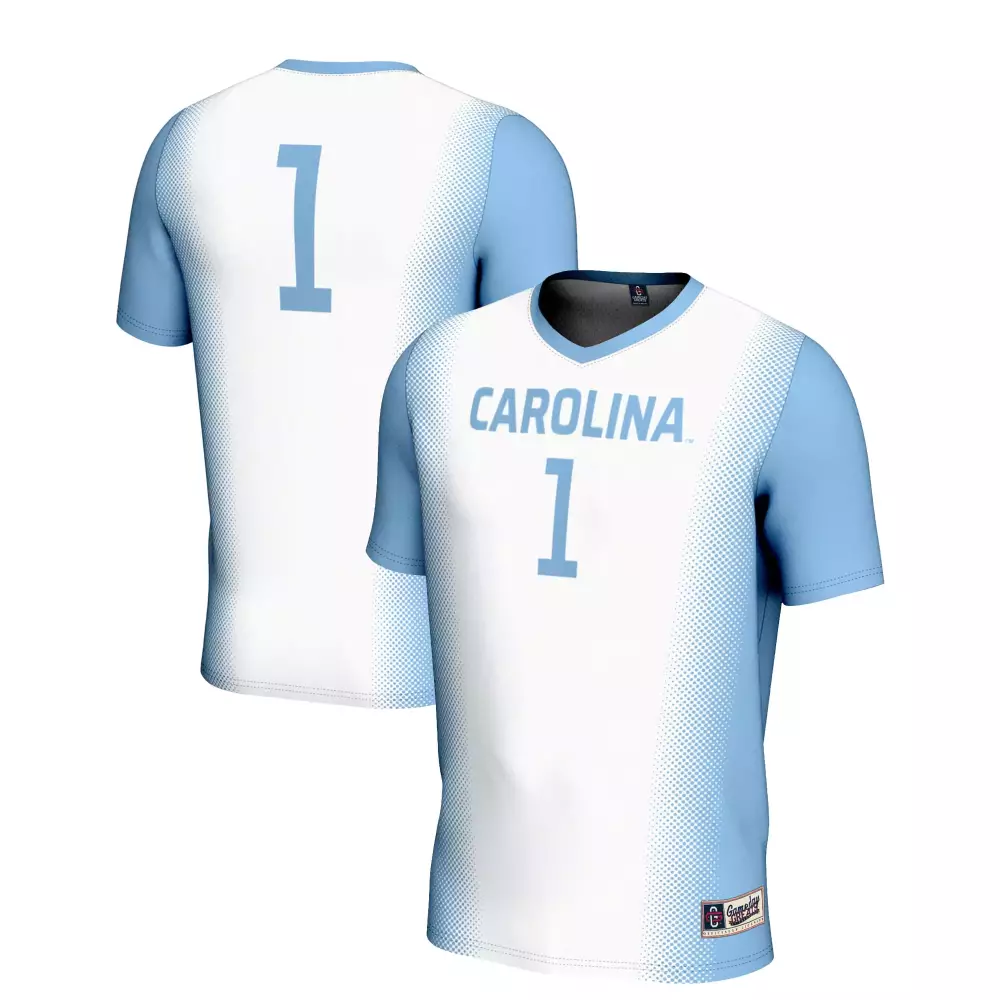 carolina 1 men s 2023 all stitched vapor jersey light blue white custom edition