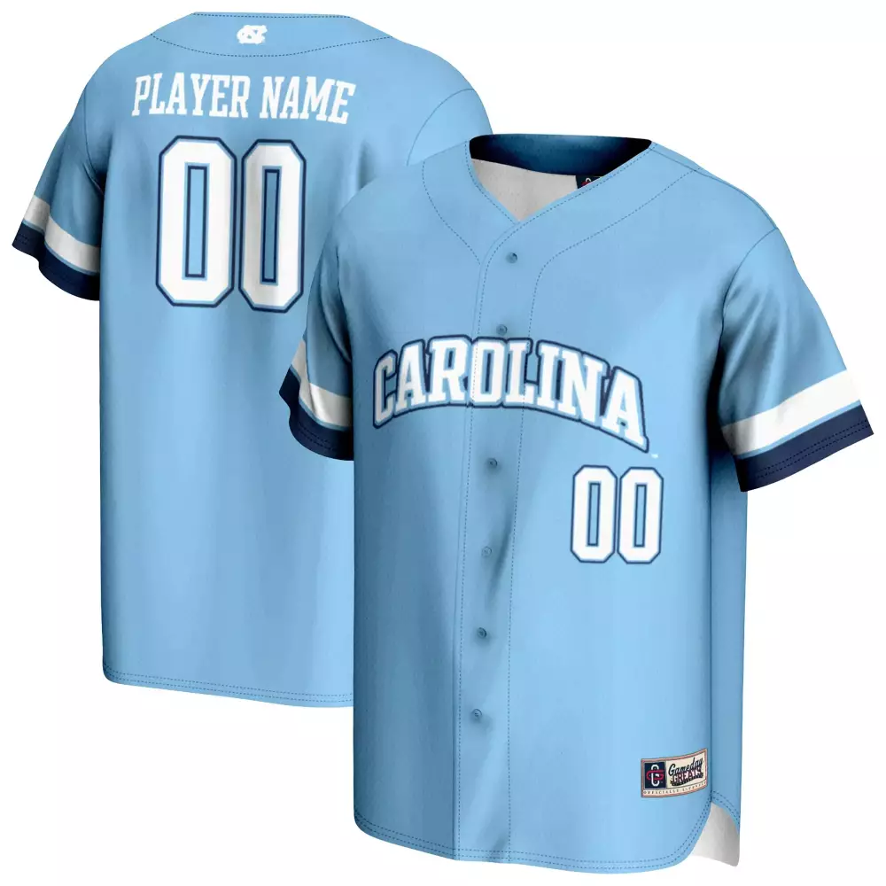 carolina blue all stitched vapor jersey player name 00 2023 men s - quality
