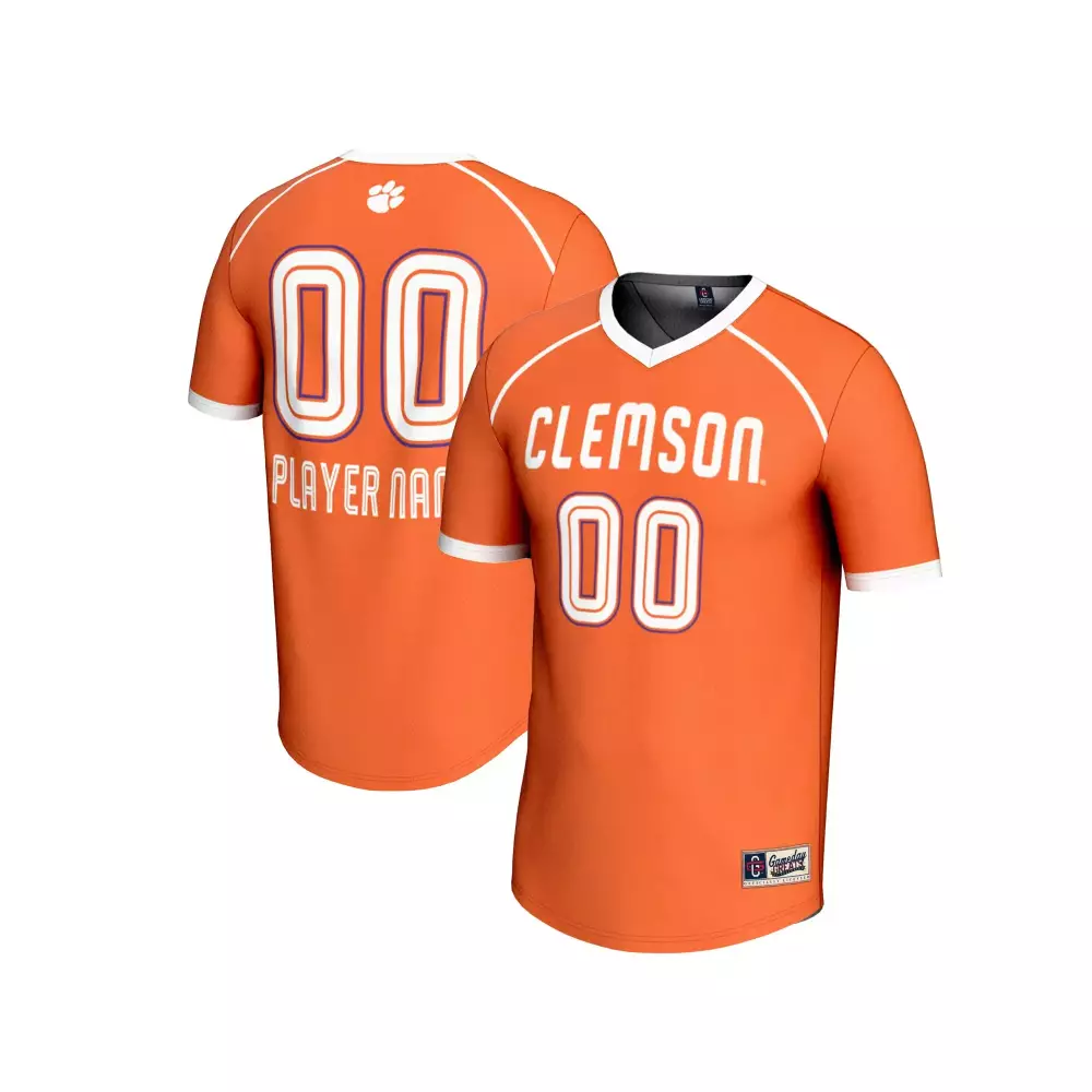 clemson orange custom jersey 00 all stitched vapor jersey 2023 men s design style 2