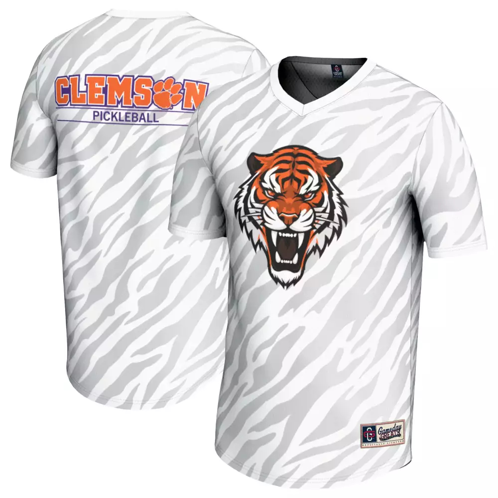 clemson pickleball orange all stitched vapor jersey 2023 men s tiger design quality edition