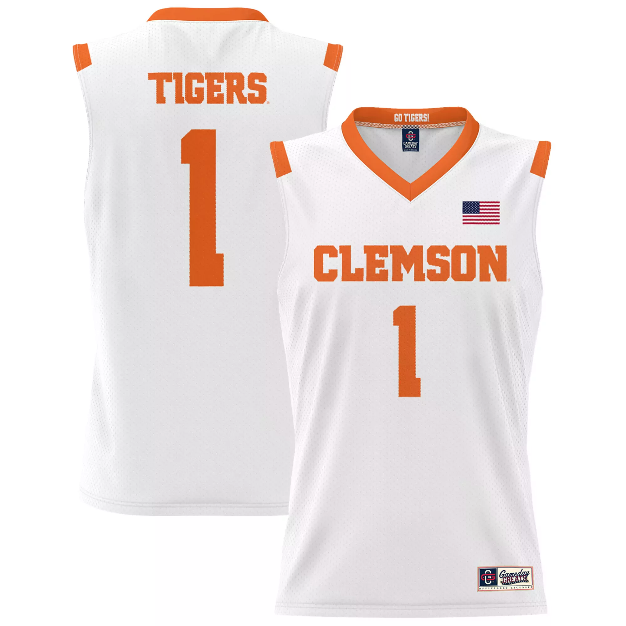 clemson tigers 1 long sleeve jersey 2023 men s purple all stitched vapor jersey