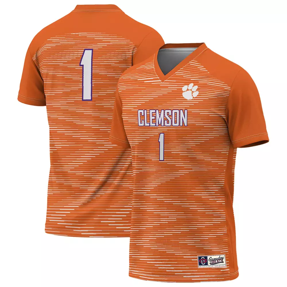 clemson tigers jersey 1 2023 men s orange all stitched vapor jersey 1