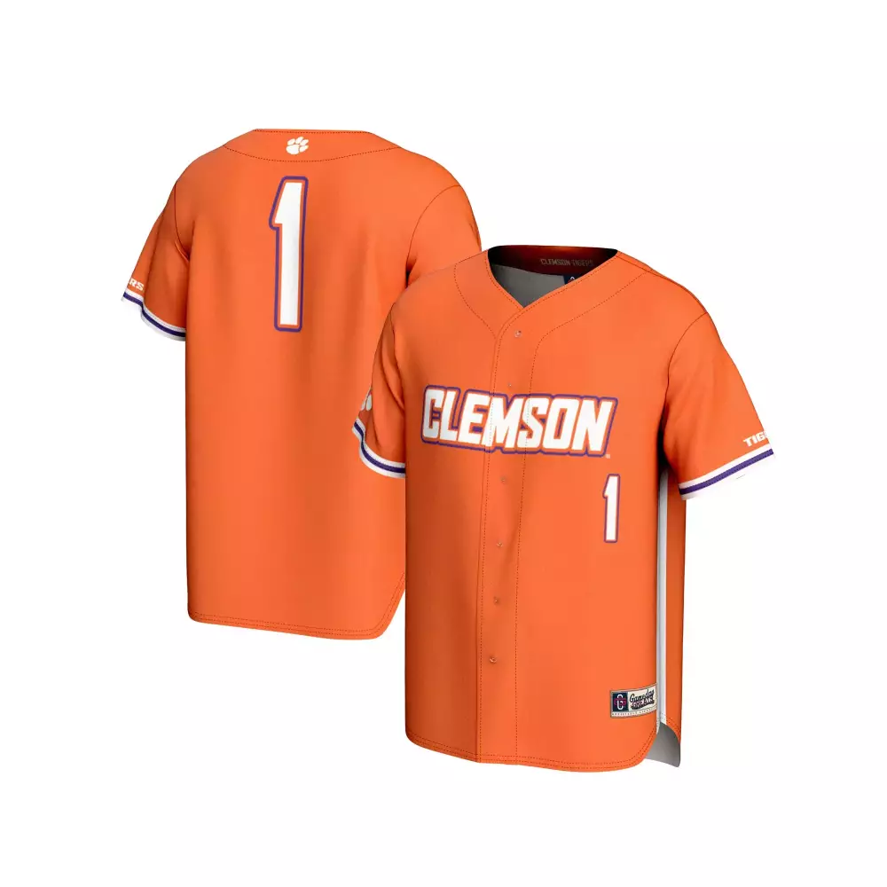 clemson tigers jersey 1 2023 men s orange all stitched vapor jersey 1