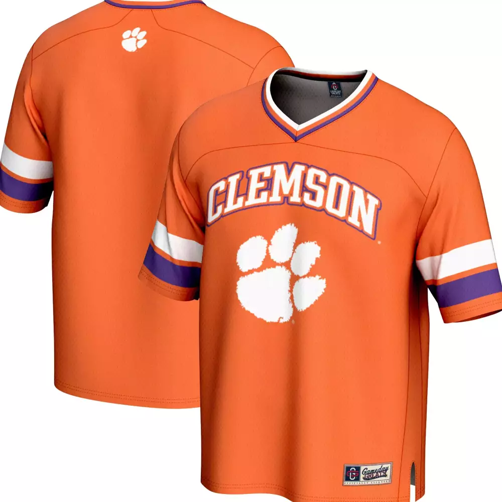 clemson tigers orange jersey 1 2023 men s all stitched vapor jersey