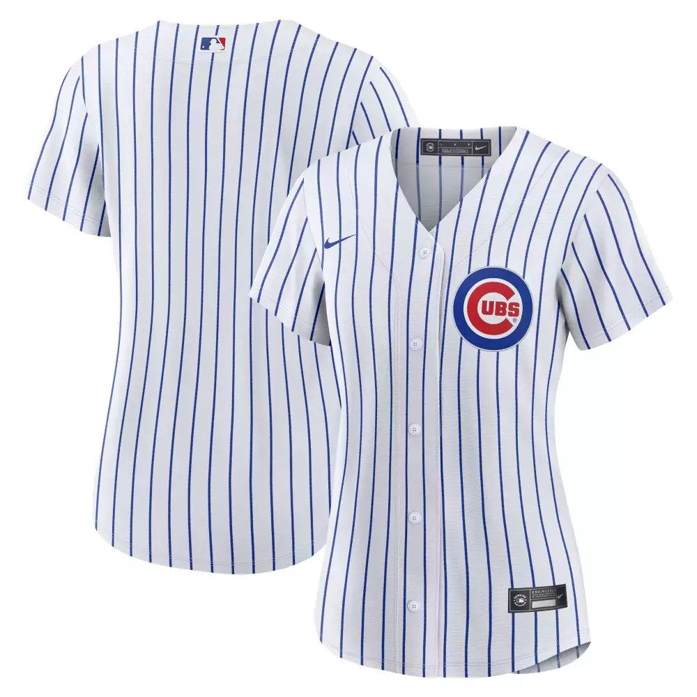 cubs women s 2023 all stitched vapor jersey white blue custom 00 mlb nike authentic edition