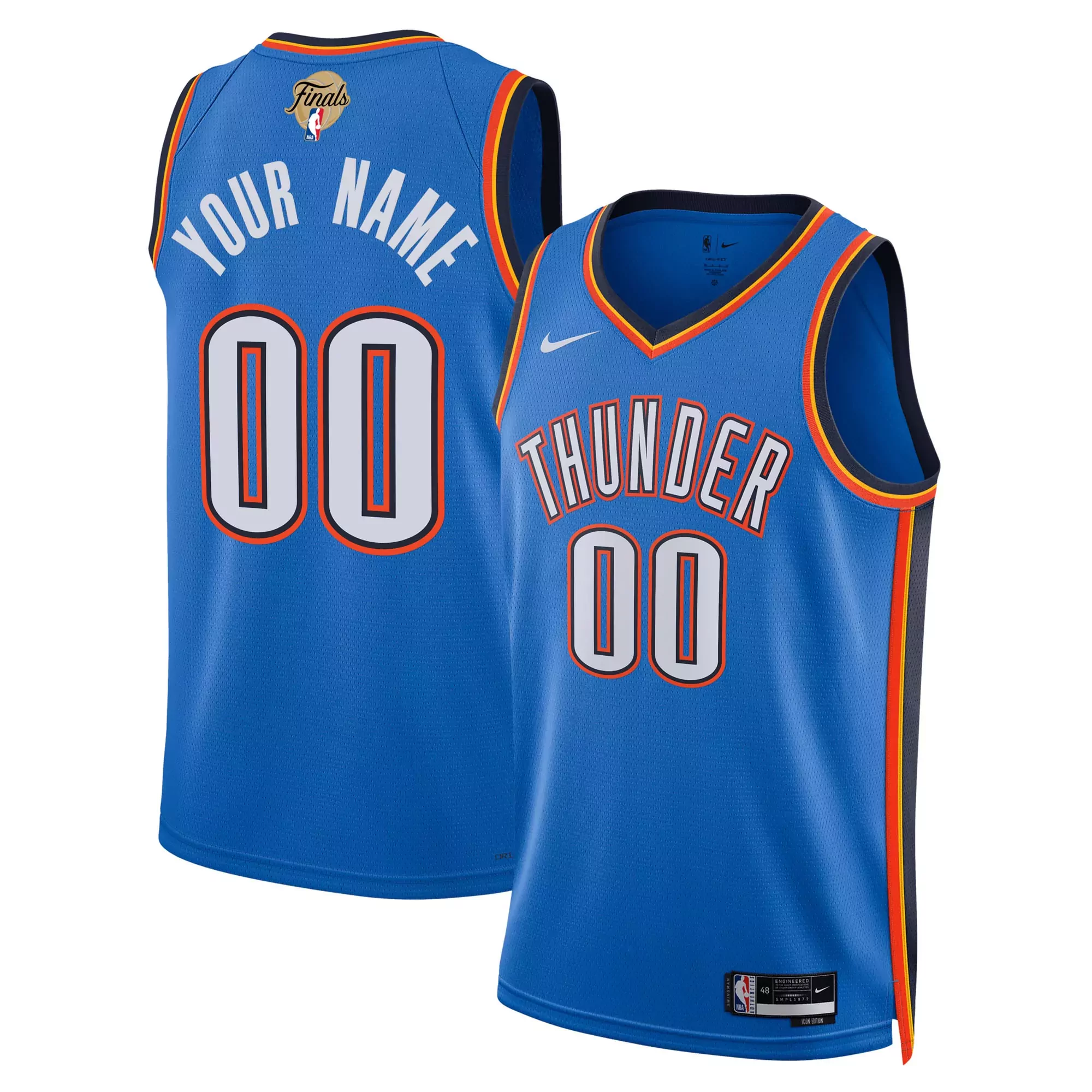 chet holmgren oklahoma city thunder nike youth swingman jersey icon edition blue