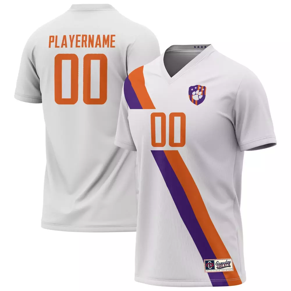 custom jersey playername 00 team name 2023 unisex vapor quality edition white orange purple all stitched vapor jersey
