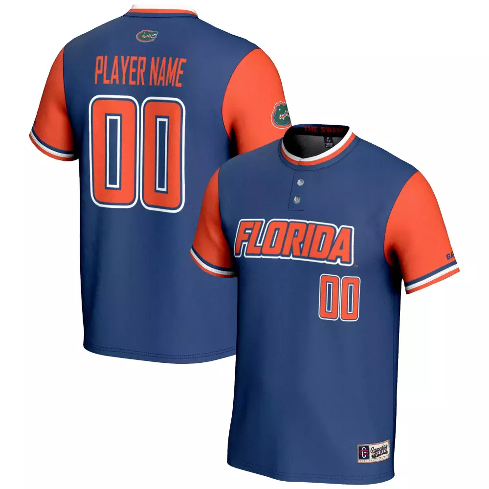 Florida Gators 00 Custom Stitched Vapor Jersey 2023 | Blue Orange The Swamp Edition | Game Day Outfit for Men, Women & Youth