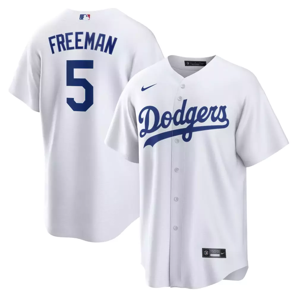 Freddie Freeman 5 Los Angeles Dodgers 2023 Men's Vapor Jersey | All Stitched White Edition | Fan Gear for Men, Women & Youth