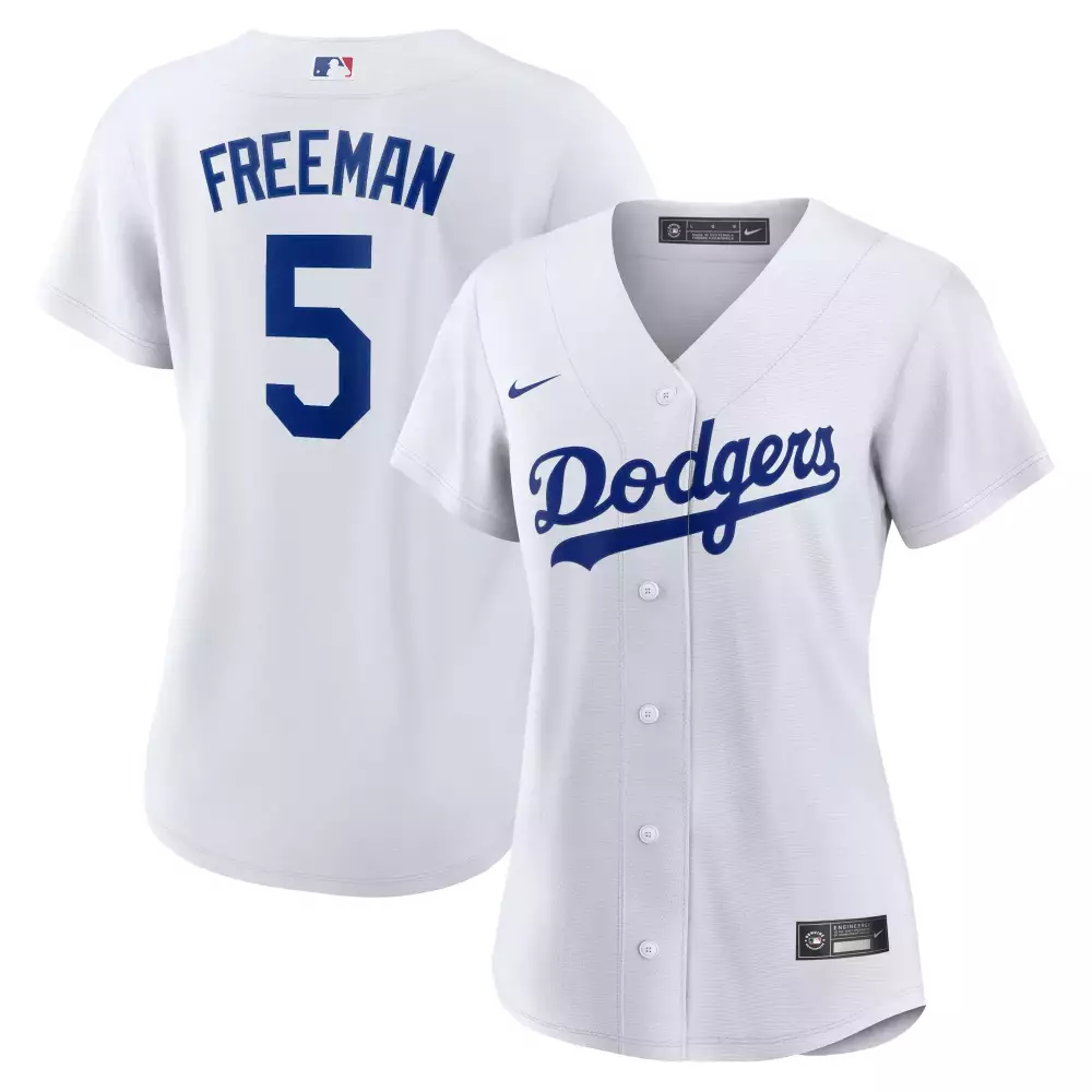 Freeman 5 Los Angeles Dodgers 2023 Stitched Vapor Jersey | Classic White | Women's Replica Fan Gear for Game Day | For Men, Women & Youth