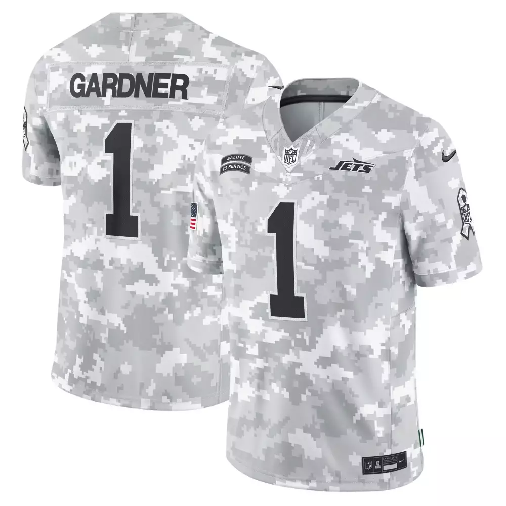 gardner 1 new york jets black all stitched vapor jersey 2023 men s