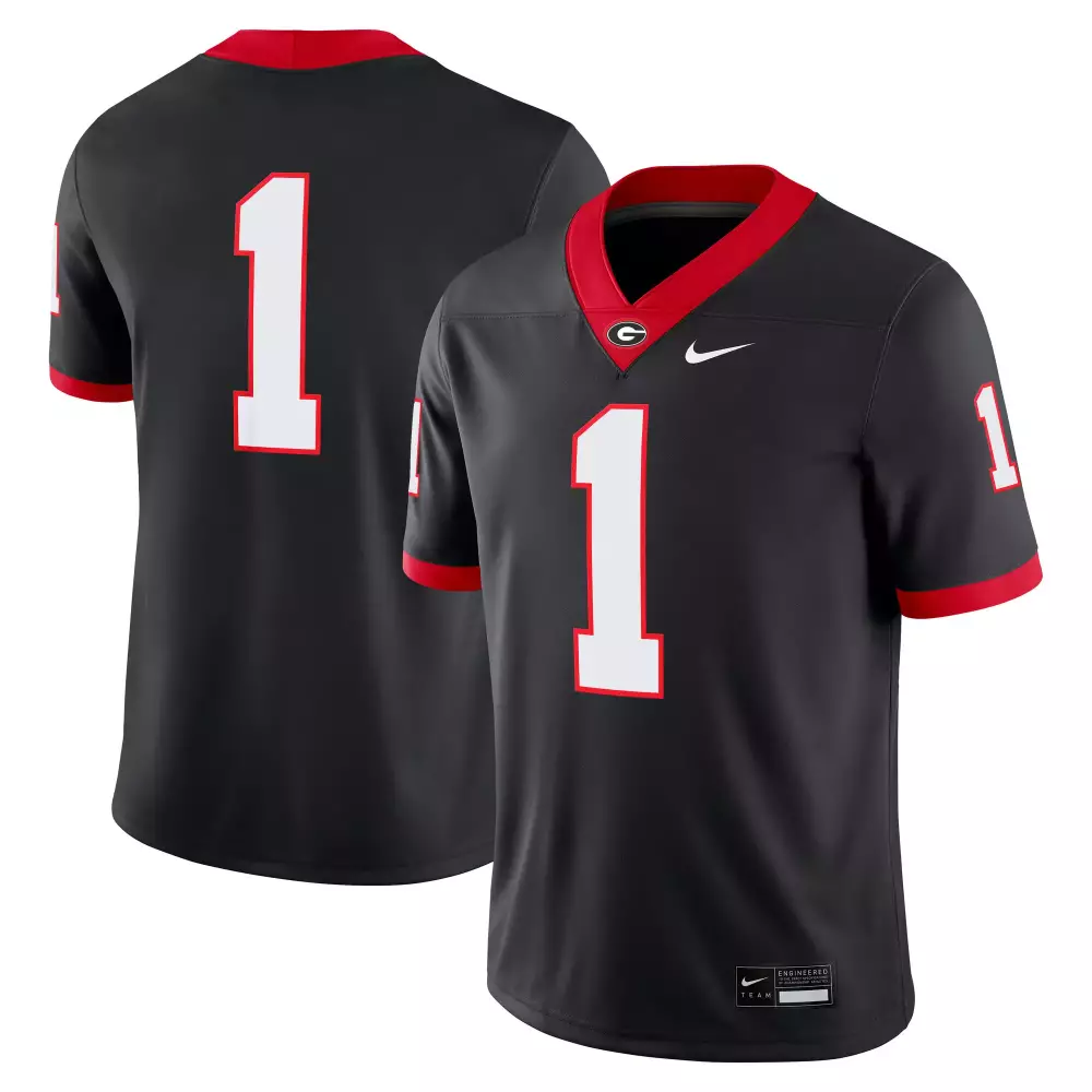 Georgia Bulldogs 2023 Men's Vapor Jersey | White Stitched | V4 Georgia Map Design | Fan Gear for Men, Women & Youth