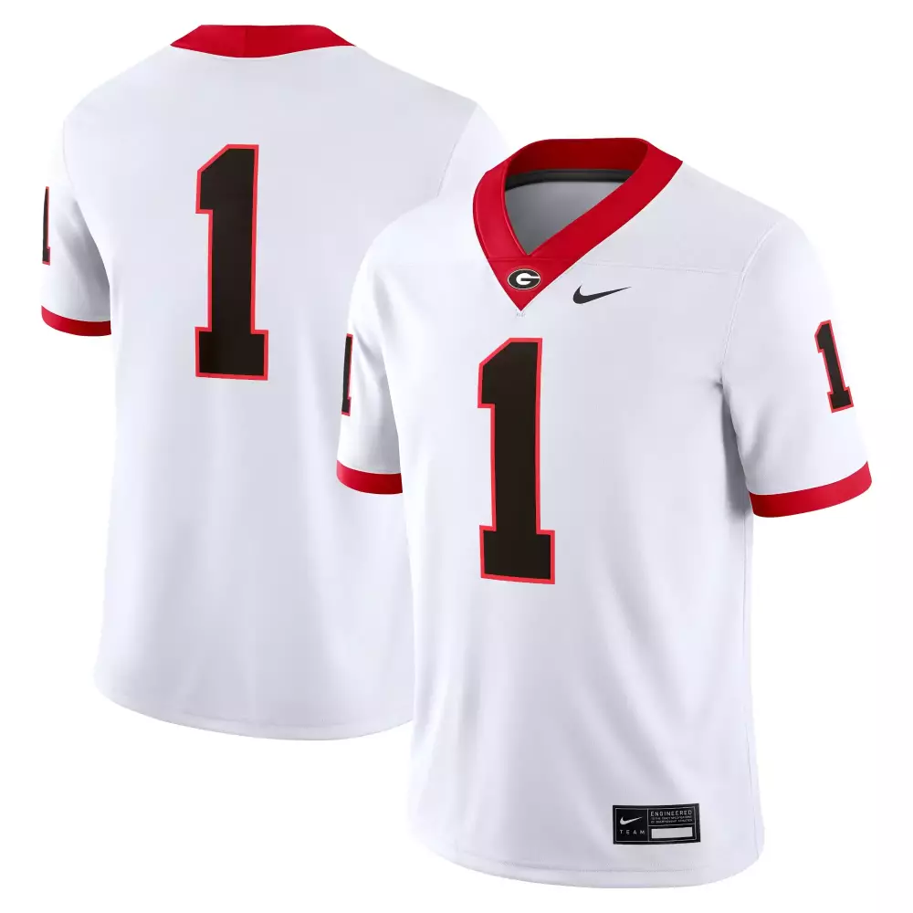 Georgia Bulldogs Stitched Jersey 2022 | Men's White with Name Patch | Perfect Fan Gear for All