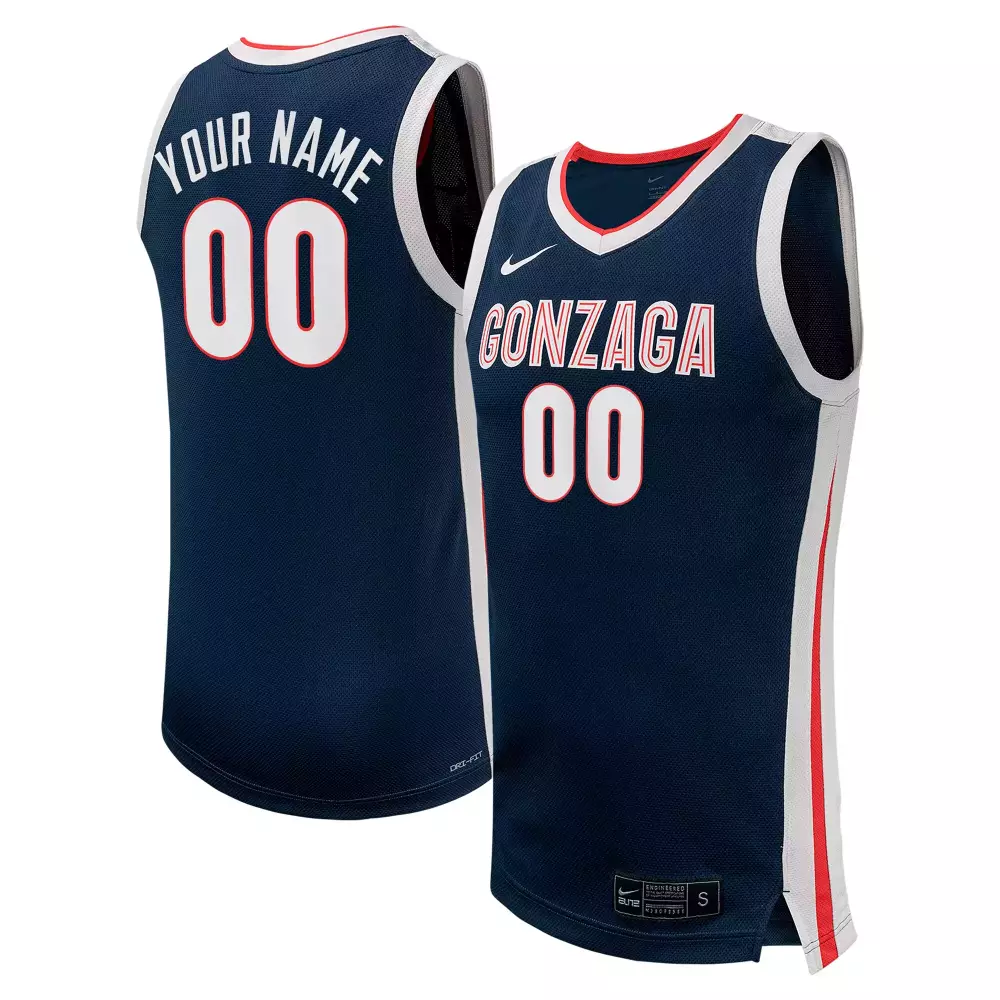 gonzaga bulldogs 1 men s navy all stitched vapor jersey 2023 1