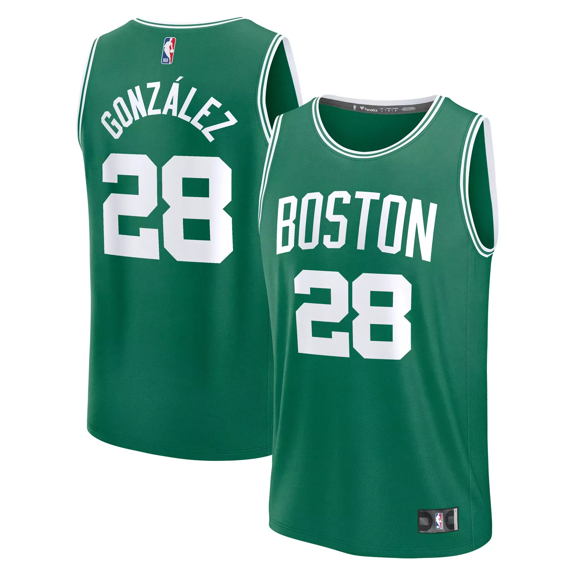 derrick white boston celtics fanatics fast break replica player jersey icon edition kelly green