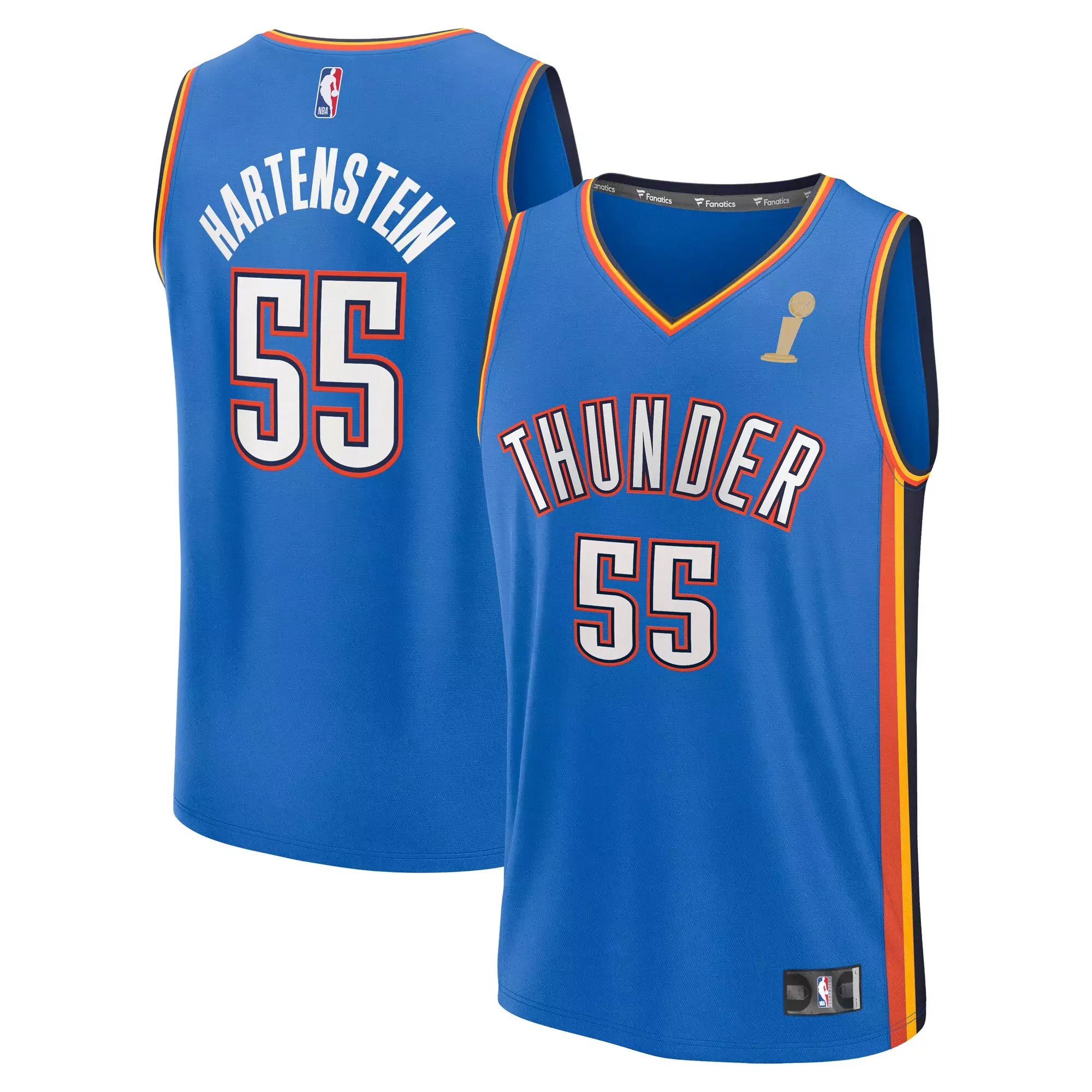 gordon hayward oklahoma city thunder fanatics youth fast break player jersey icon edition blue