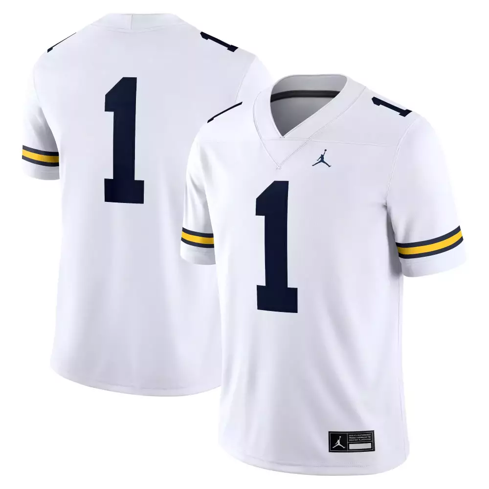 Johnson 2 Michigan Wolverines Navy Jersey | 2024 National Champions All Stitched | Limited Edition Fan Gear for Men, Women & Youth