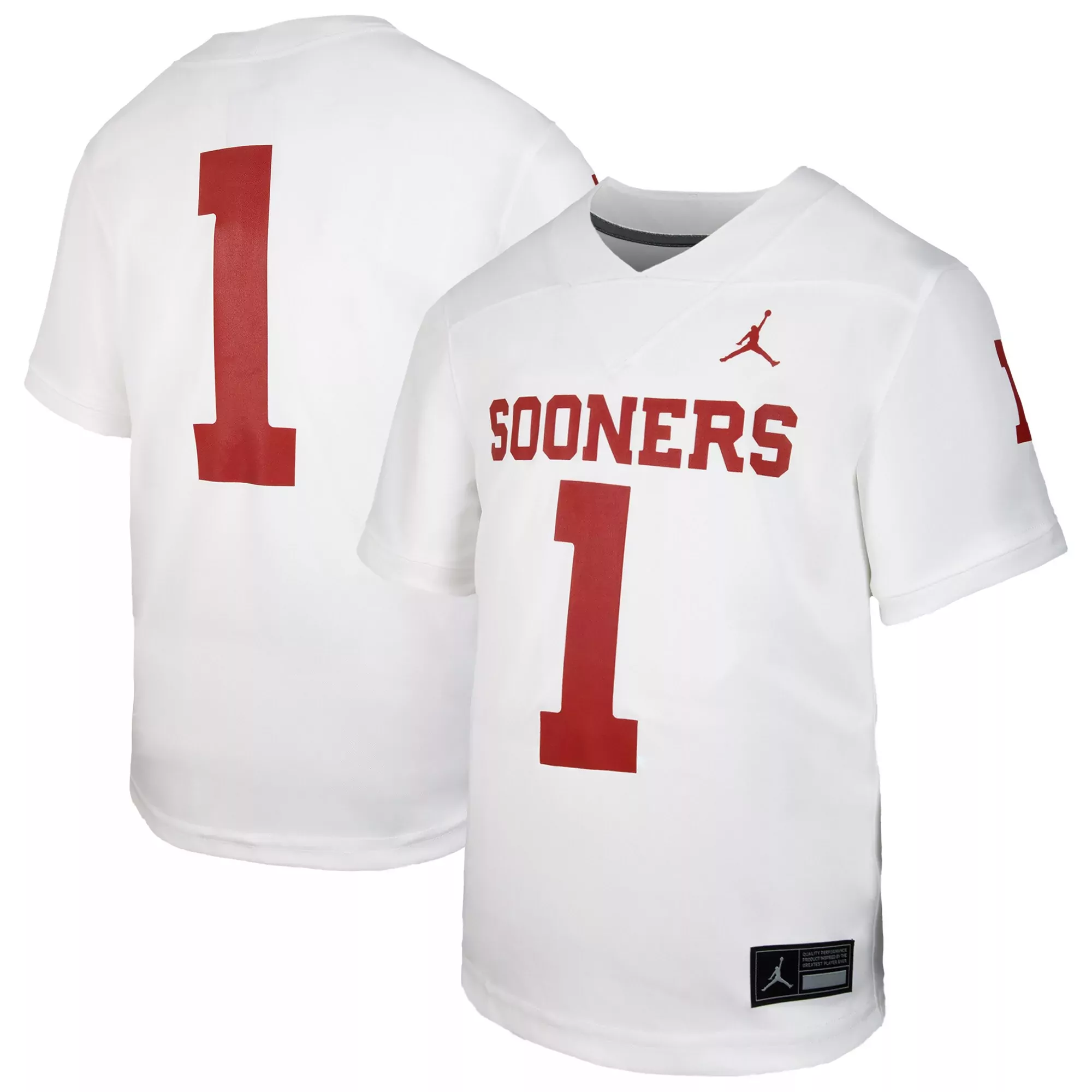 john mateer oklahoma sooners gameday greats youth nil lightweight football player jersey crimson