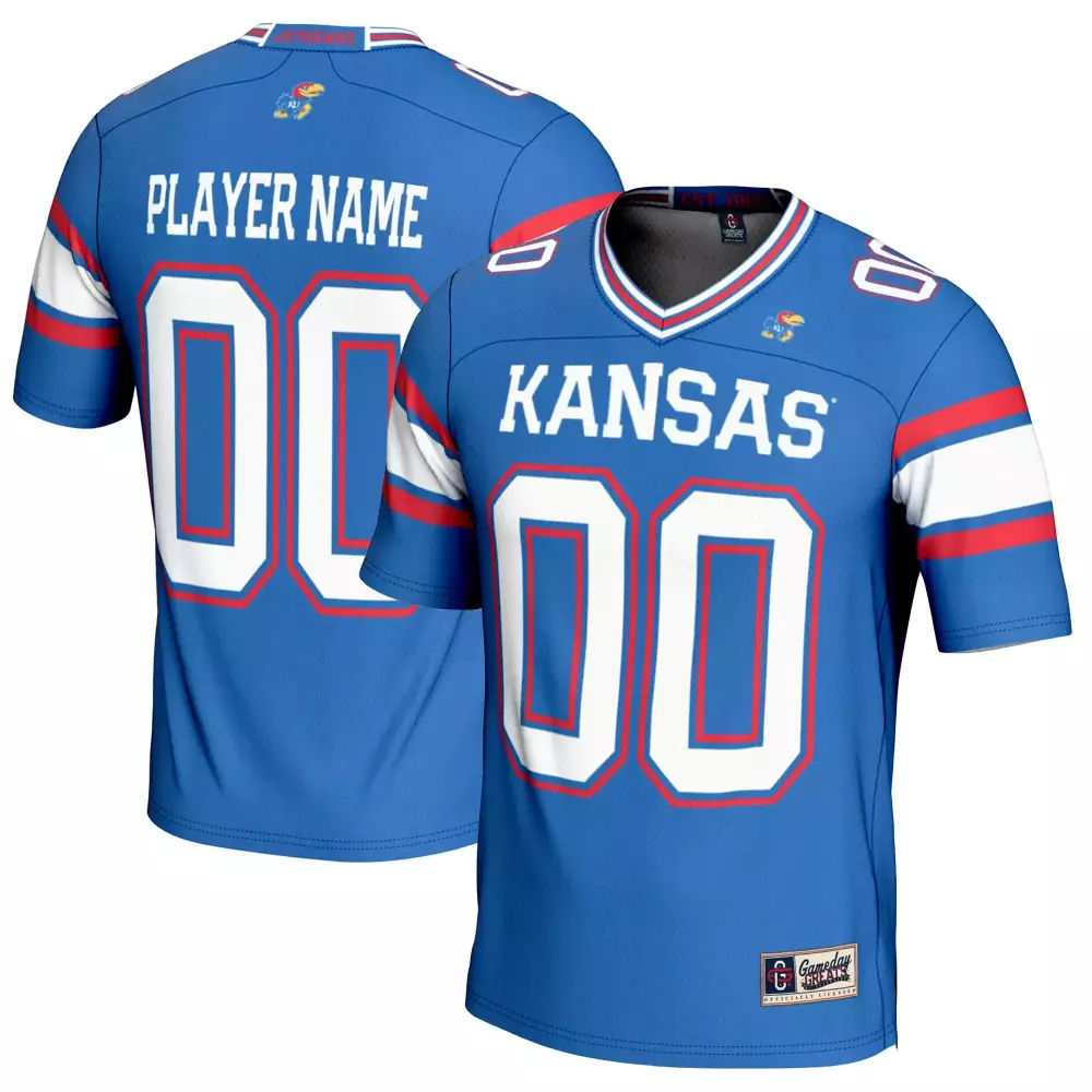 Kansas Blue 2023 Stitched Vapor Jersey | Player Name 00 Unisex | Fan Gear for Men, Women & Youth