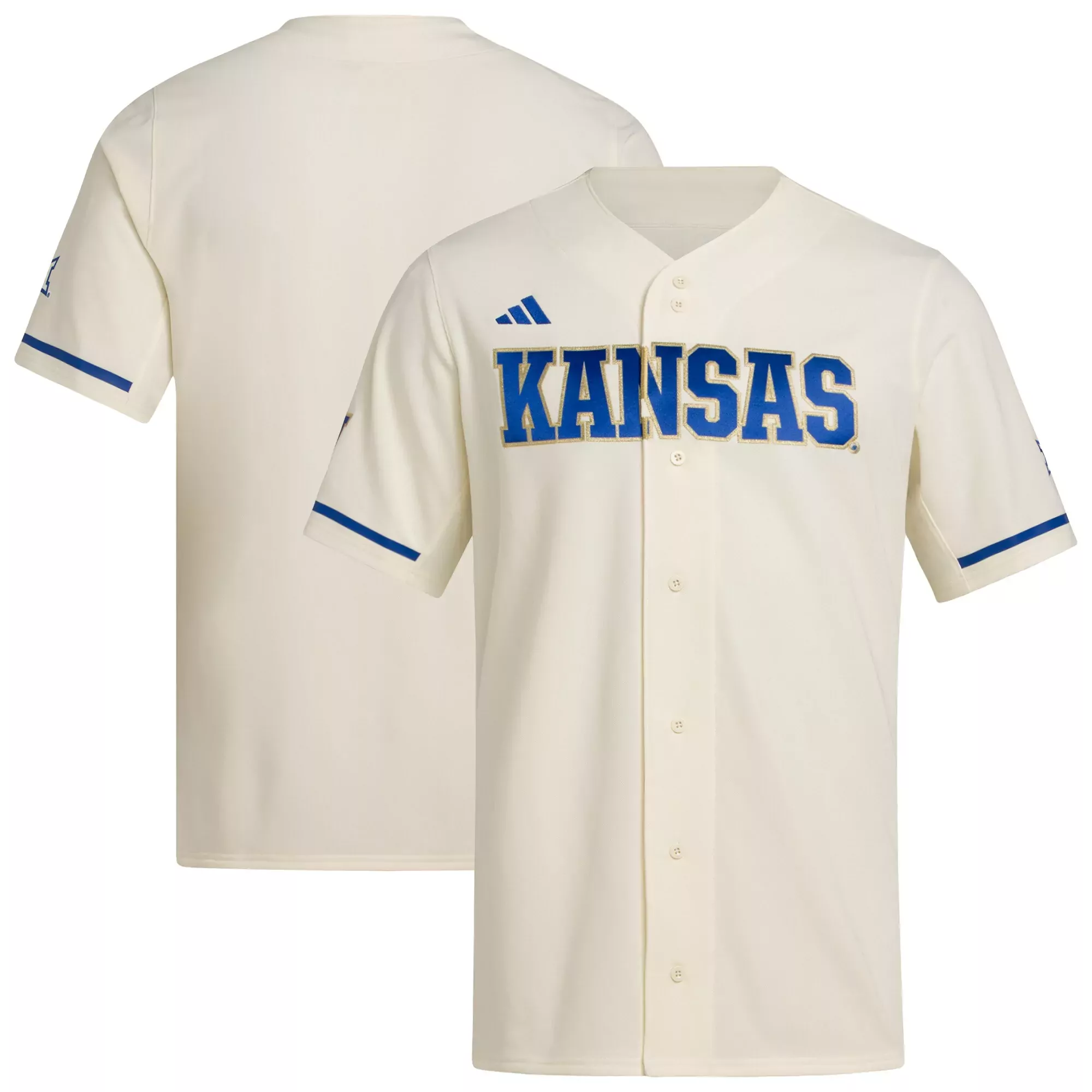 kansas jayhawks player name 00 2023 men s all stitched vapor jersey white blue red 1
