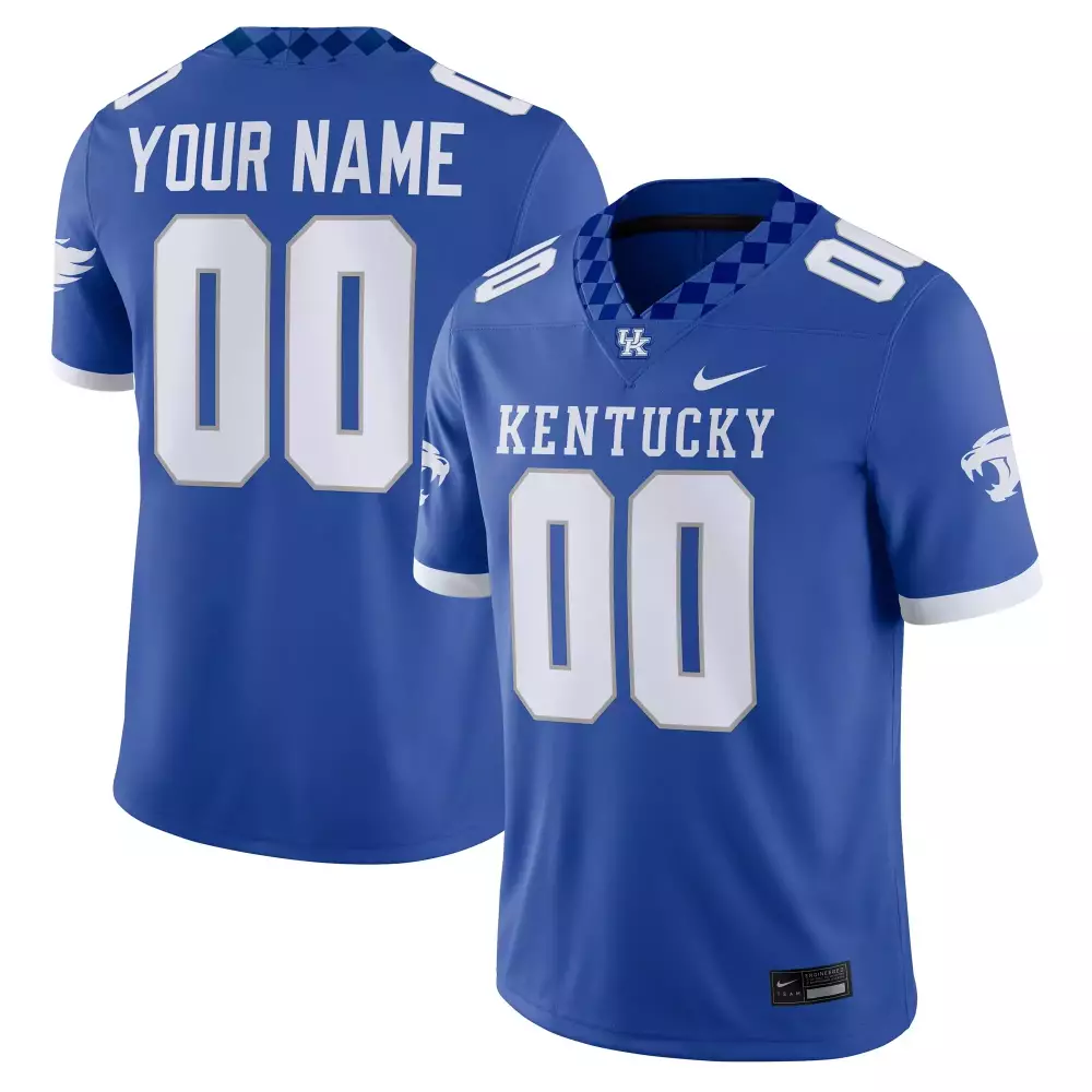 kentucky wildcats 00 player name 2023 men s all stitched vapor jersey blue white