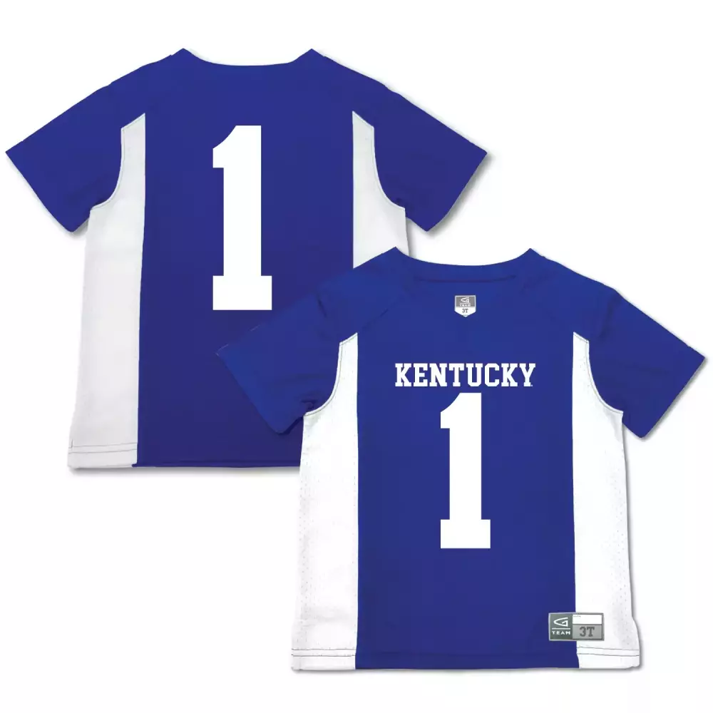 kentucky wildcats 1 player name 2023 men s all stitched vapor jersey blue 1