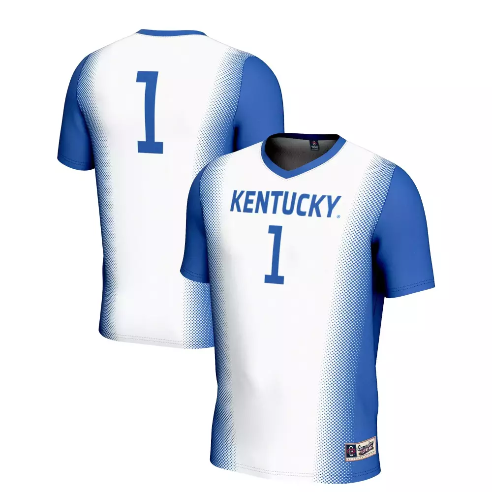 kentucky wildcats gameday greats youth nil pick a player lightweight women s soccer jersey white