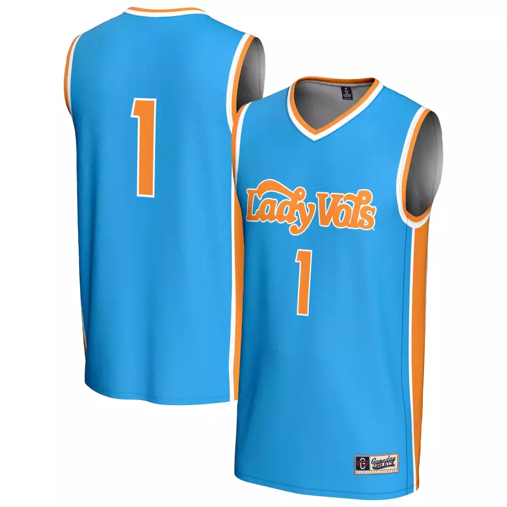 lady vols 1 women s 2023 custom jersey blue orange all stitched vapor jersey