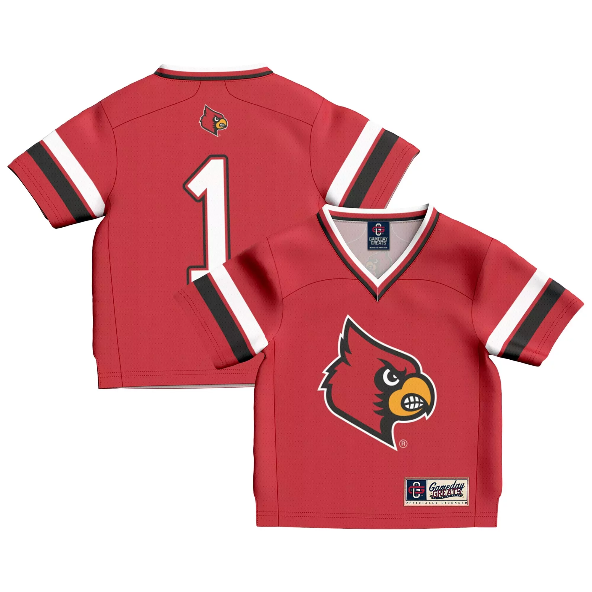 louisville cardinals 1 red all stitched vapor jersey 2023 men s custom edition