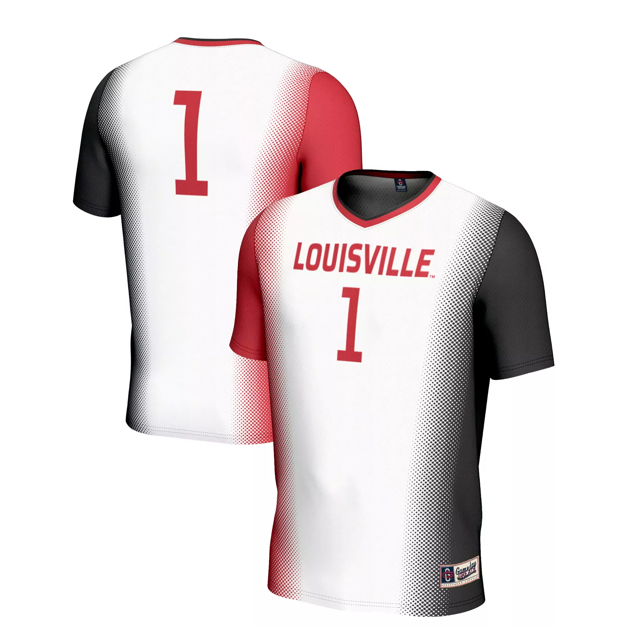 louisville cardinals jersey 1 2023 men s all stitched vapor jersey red 1