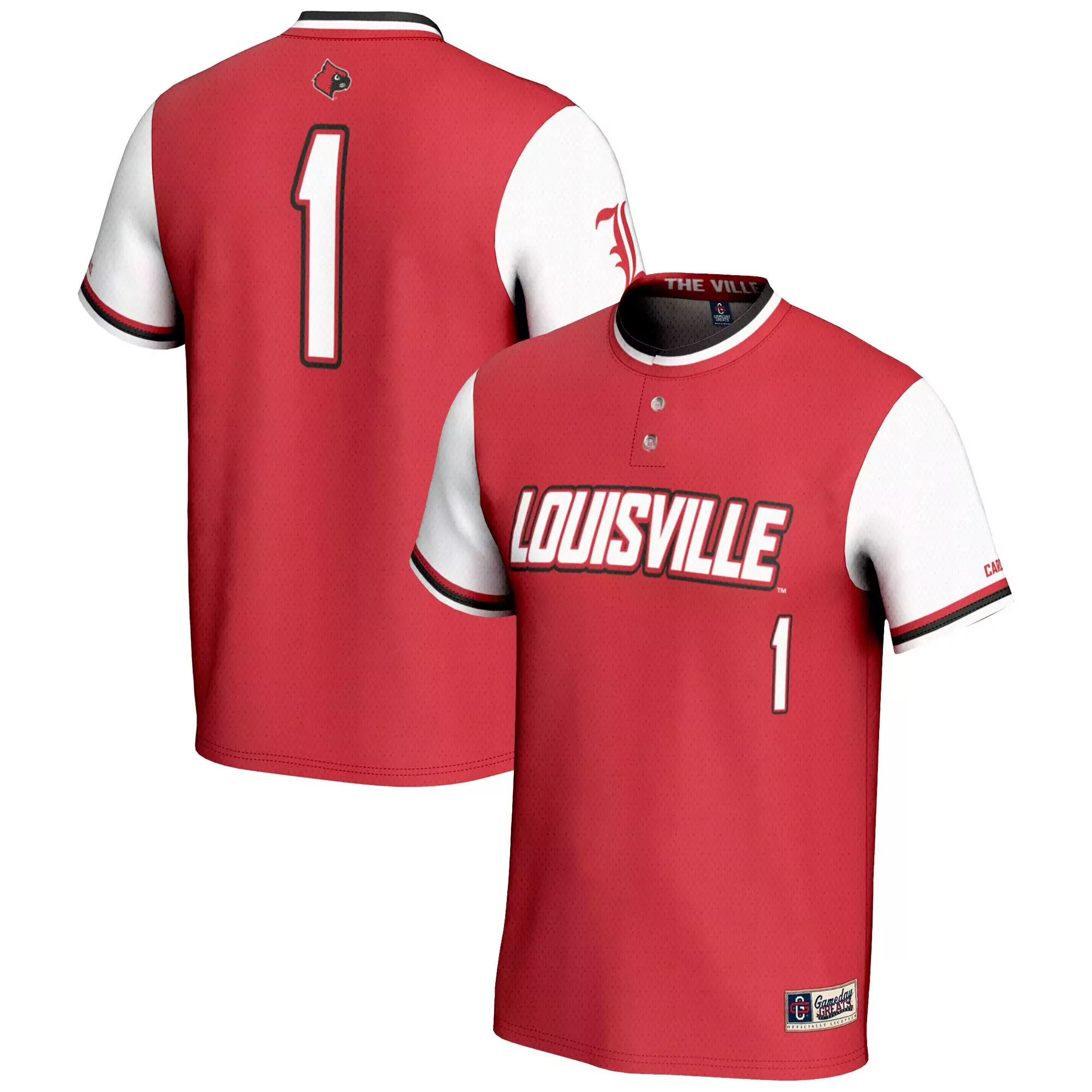 louisville cardinals gillotte 9 red all stitched vapor jersey 2023 men s game edition