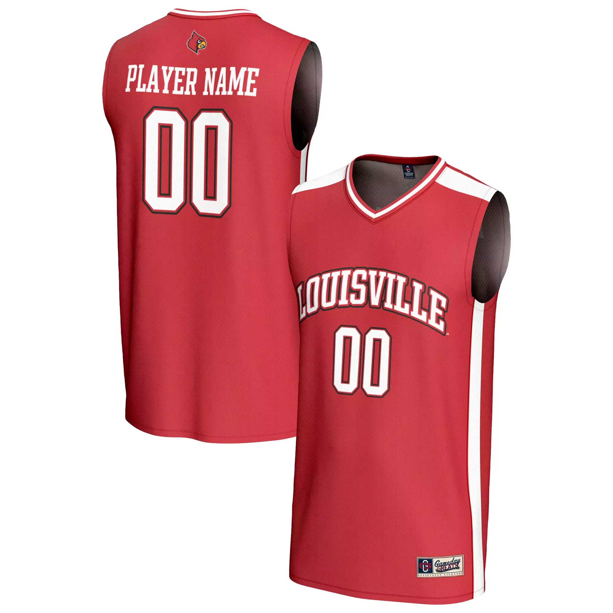 louisville cardinals player name 00 2023 men s all stitched vapor jersey red 7