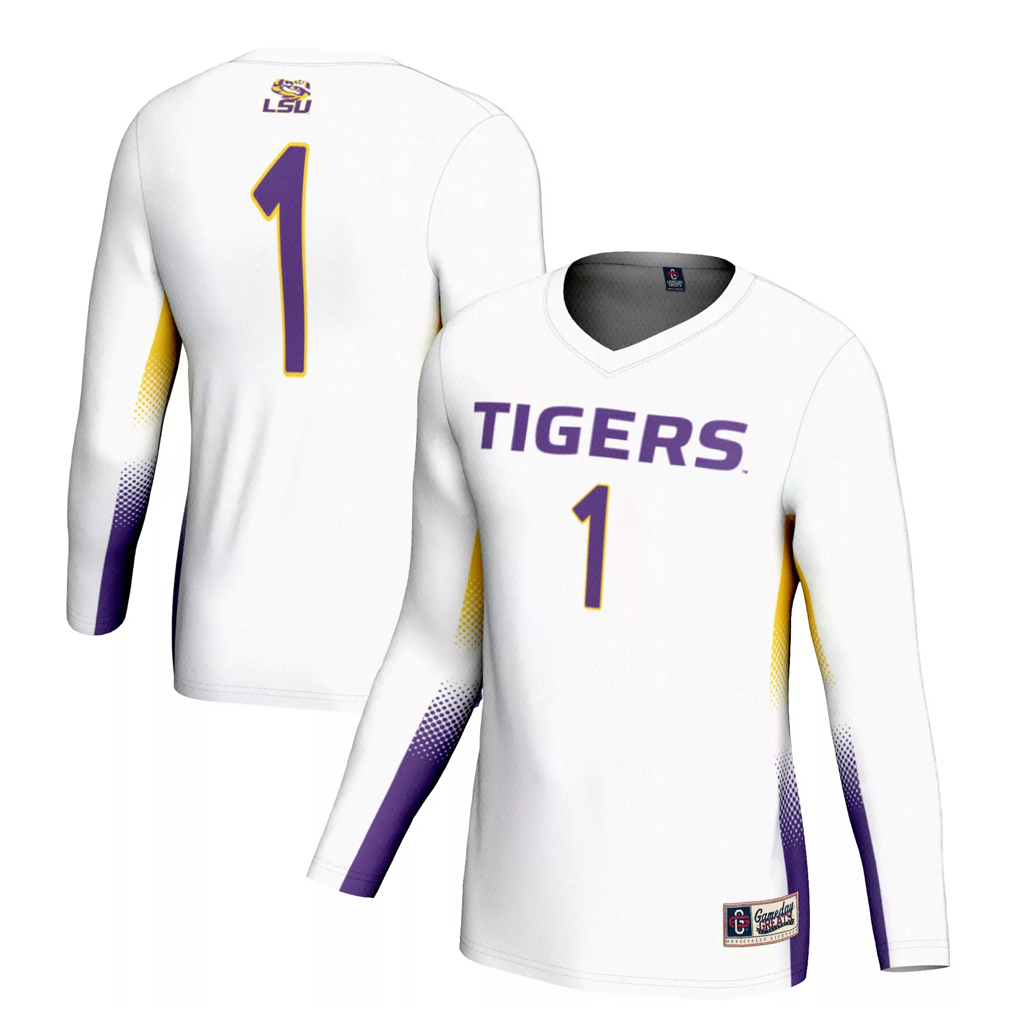 lsu tigers 00 women s 2023 nike white all stitched vapor jersey