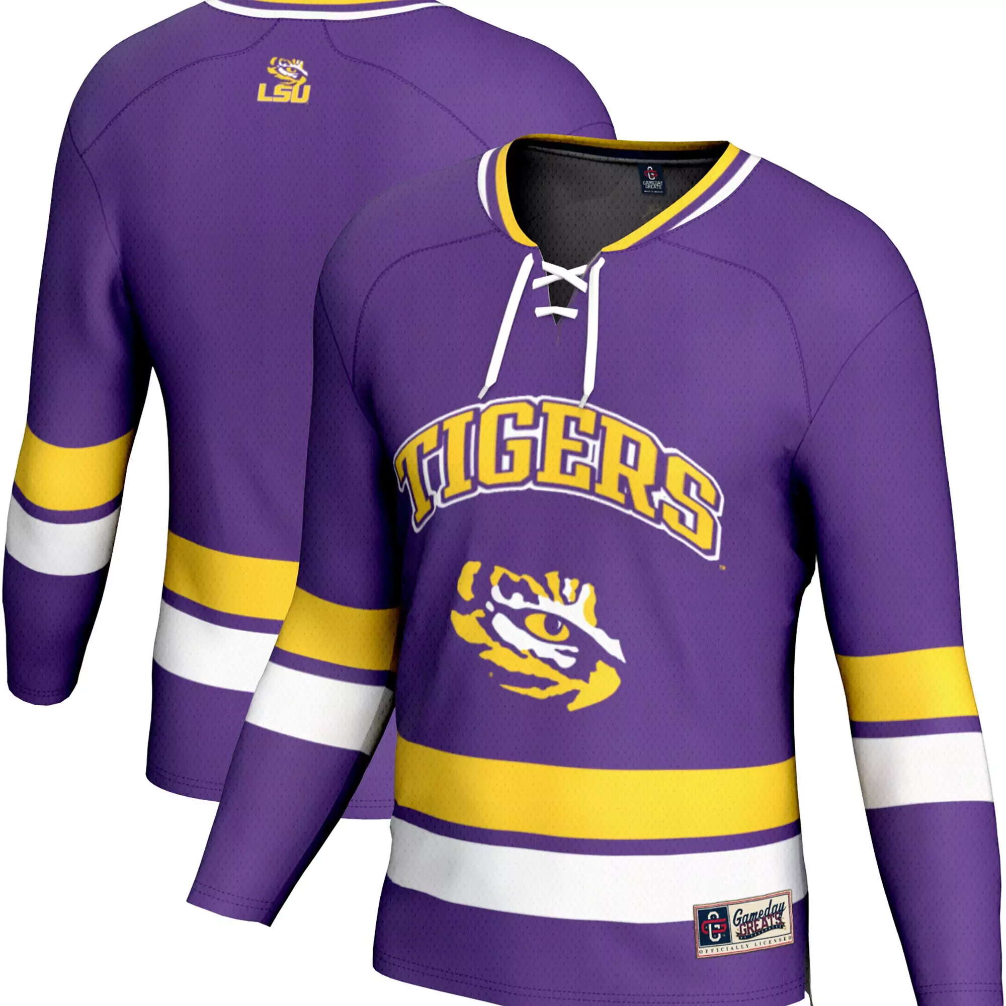 lsu tigers 2023 all stitched vapor jersey yellow