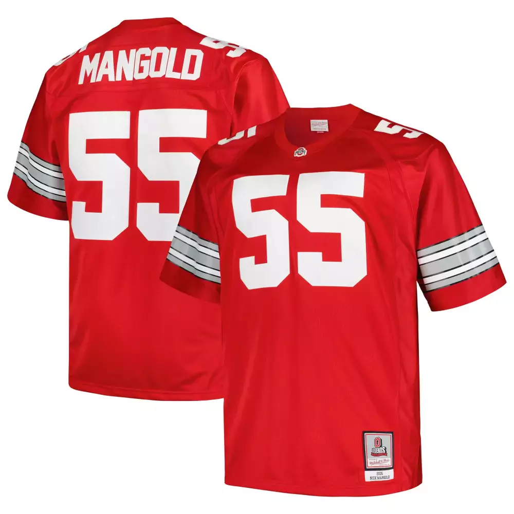 mangold 55 ohio state 2023 men s all stitched vapor jersey red