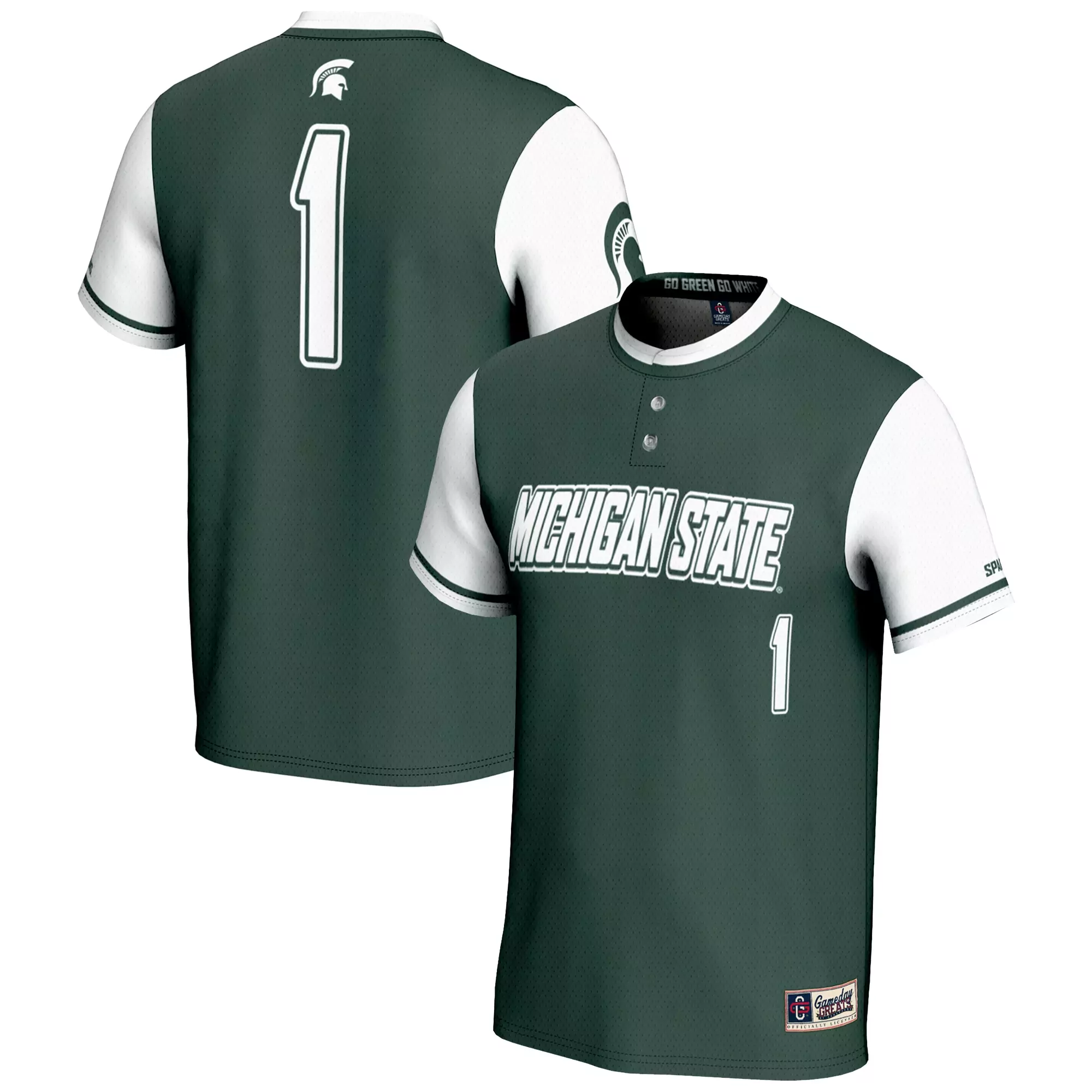michigan state spartans jersey 1 2023 men s all stitched vapor jersey white pinstripe