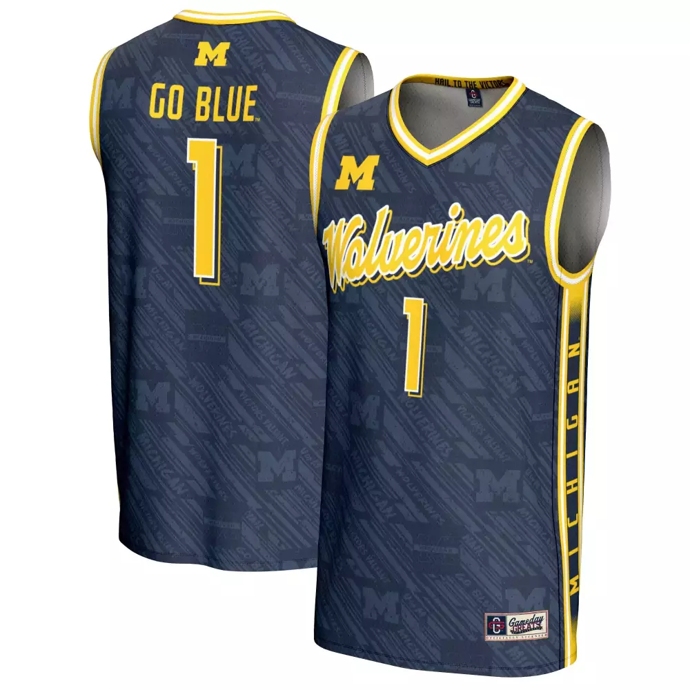 Michigan Wolverines Jersey 1 2023 | Men's All Stitched Vapor Jersey in Navy Go Blue Edition | For Men, Women & Youth