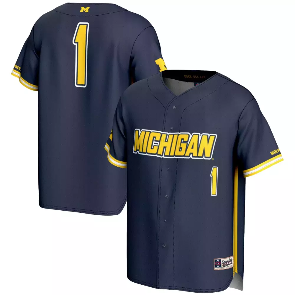 Michigan Wolverines Jersey 1 2023 | Men's All Stitched Vapor Jersey in Navy Go Blue Edition | For Men, Women & Youth